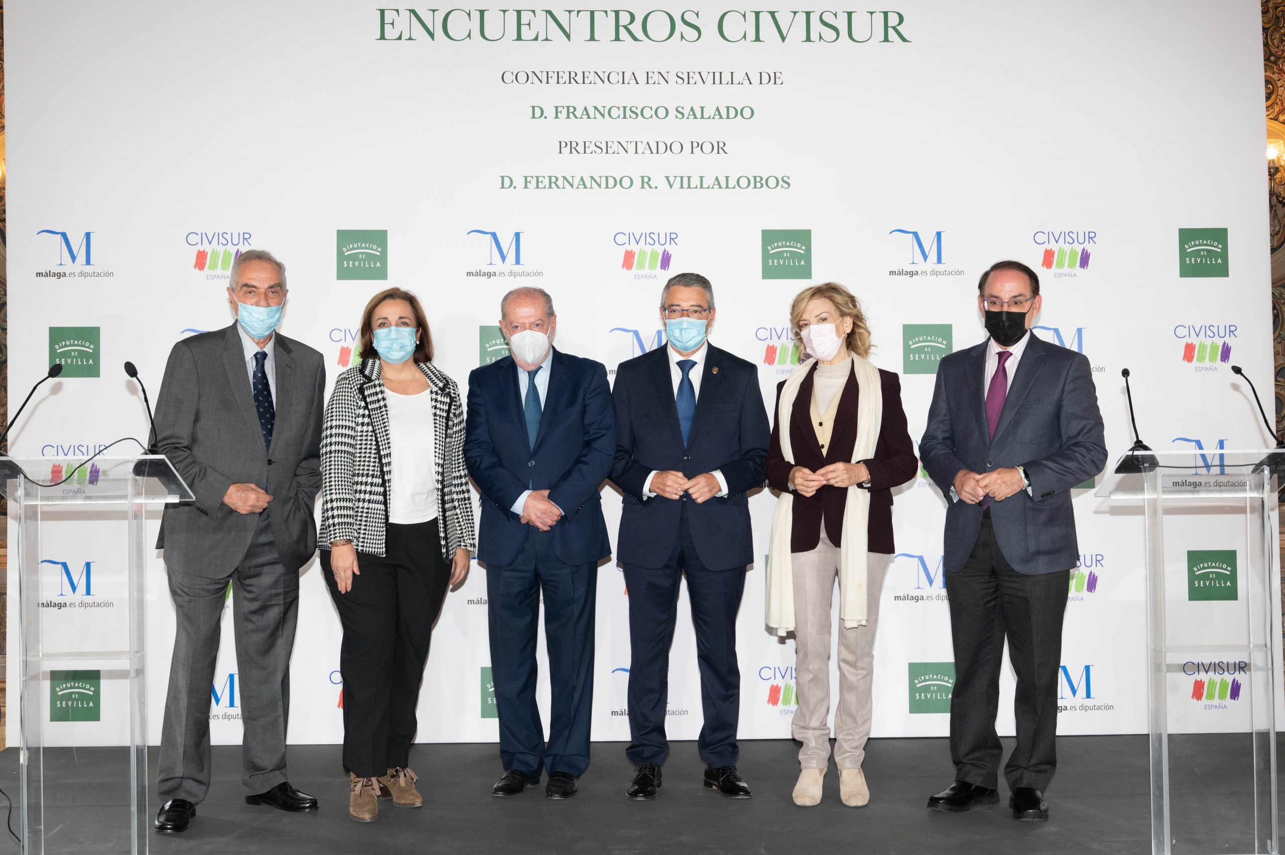 Celebrada en Sevilla la conferencia del presidente de la Diputación Provincial de Málaga organizada por Civisur, la Unión Cívica del Sur